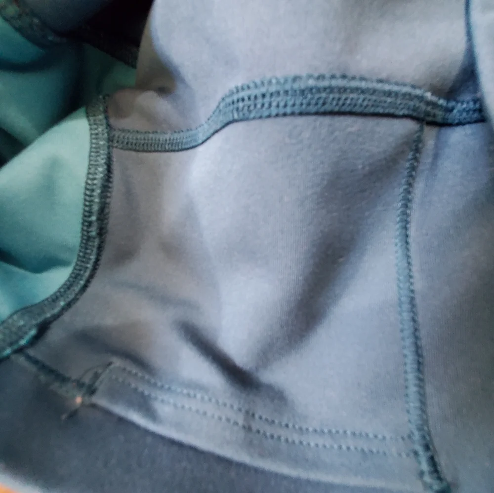 Women's All In Motion Two Tone Green  Leggings Size XL - Picture 9 of 10